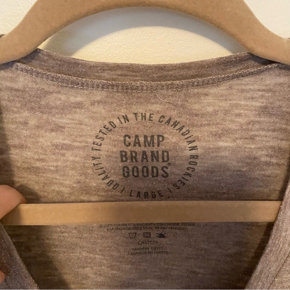 Camp Brand Goods | Short Sleeve Tee | Women’s L | Taupe - Picture 4 of 4